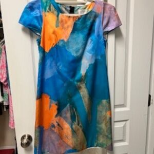 Milly  colorful Abstract Sheath Dress